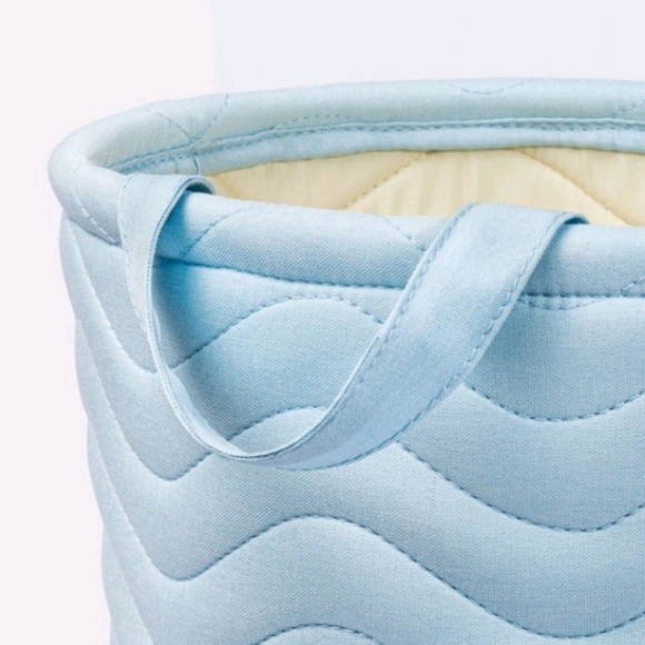 Quilted Fabric Med. Storage Basket - Picture 3 of 4